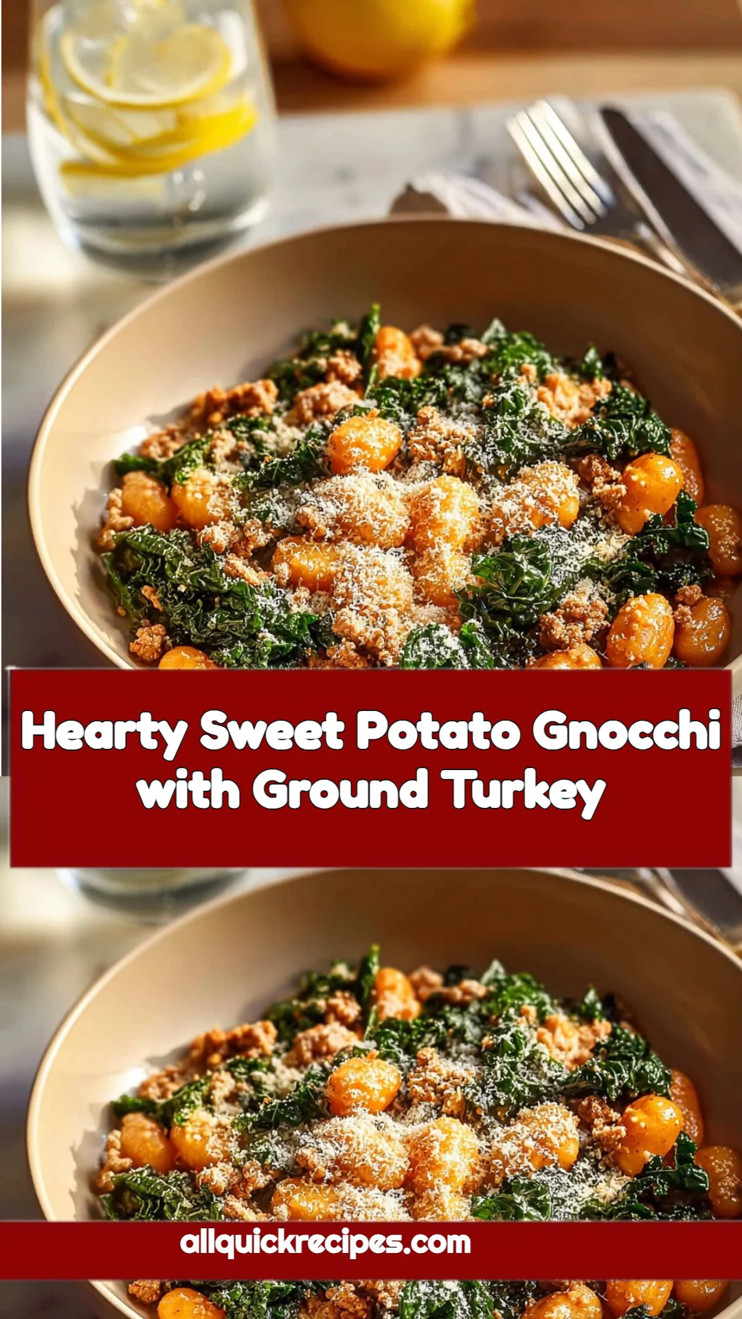 Hearty Sweet Potato Gnocchi with Ground Turkey