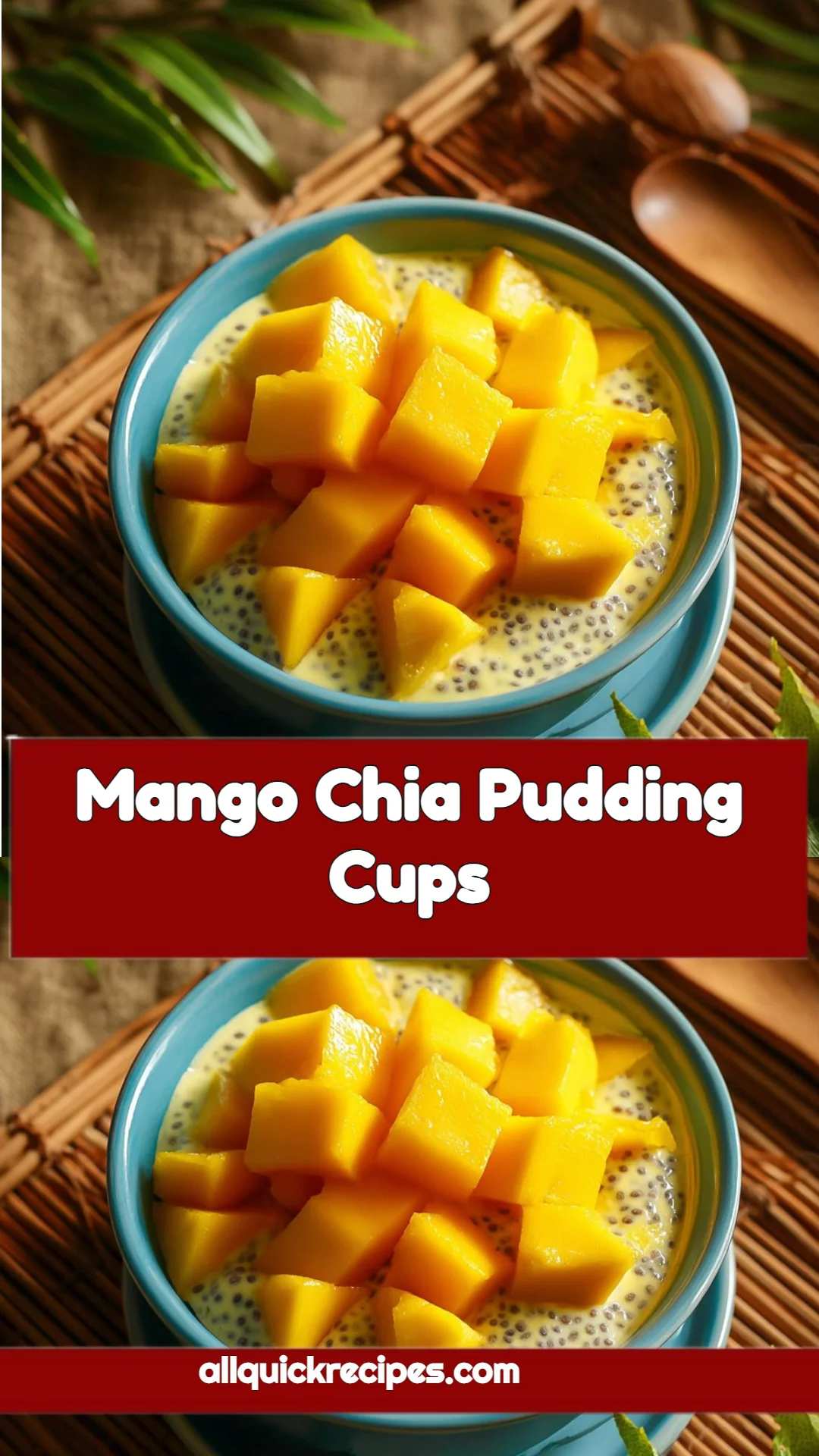 Mango Chia Pudding Cups