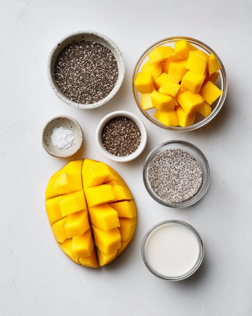Mango Chia Pudding Cups