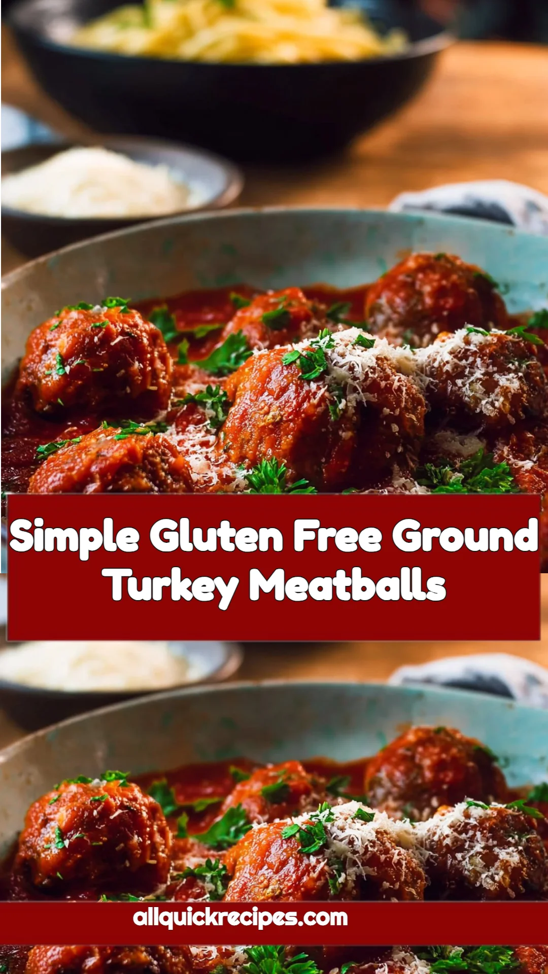 Simple Gluten Free Ground Turkey Meatballs