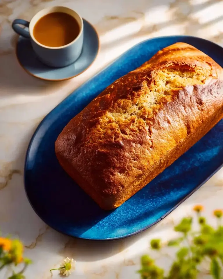 Delicious banana bread with applesauce, showcasing a moist and flavorful loaf