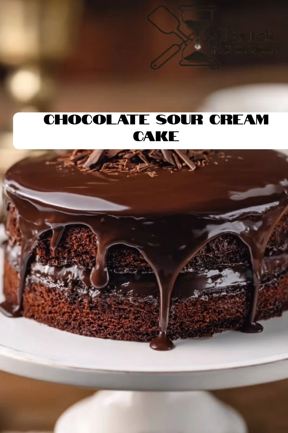 Chocolate Sour Cream Cake