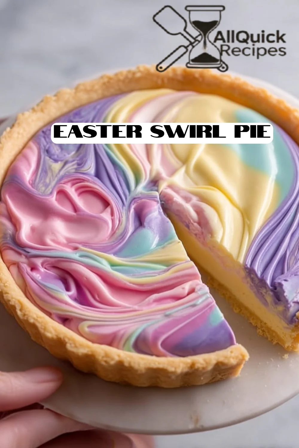 Easter Swirl Pie