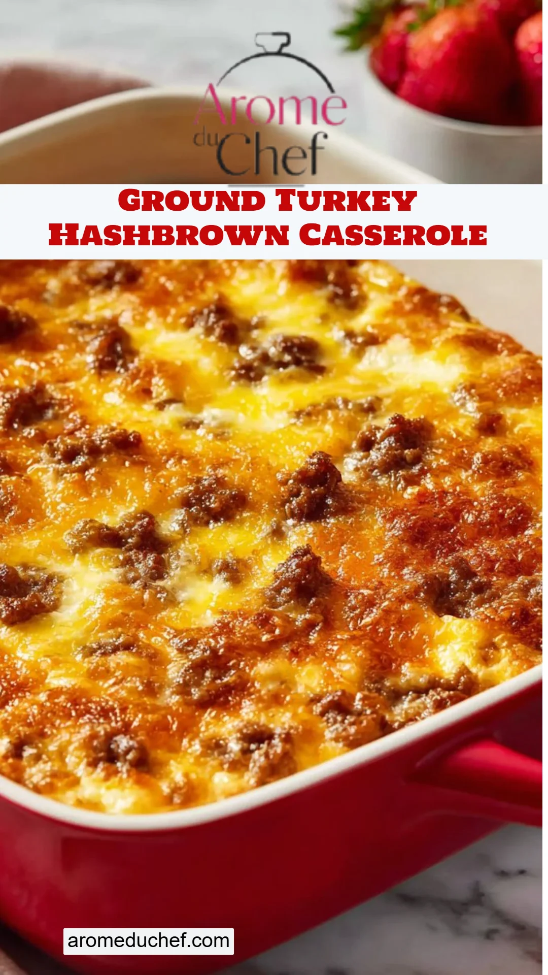 Ground Turkey Hashbrown Casserole