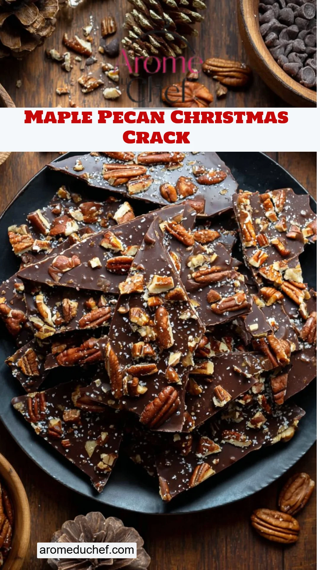 Maple Pecan Christmas Crack