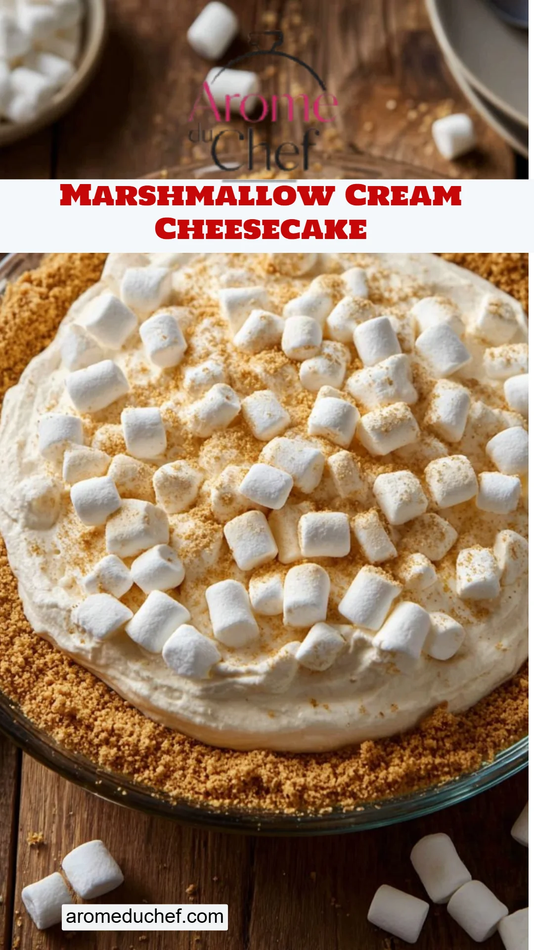 Marshmallow Cream Cheesecake