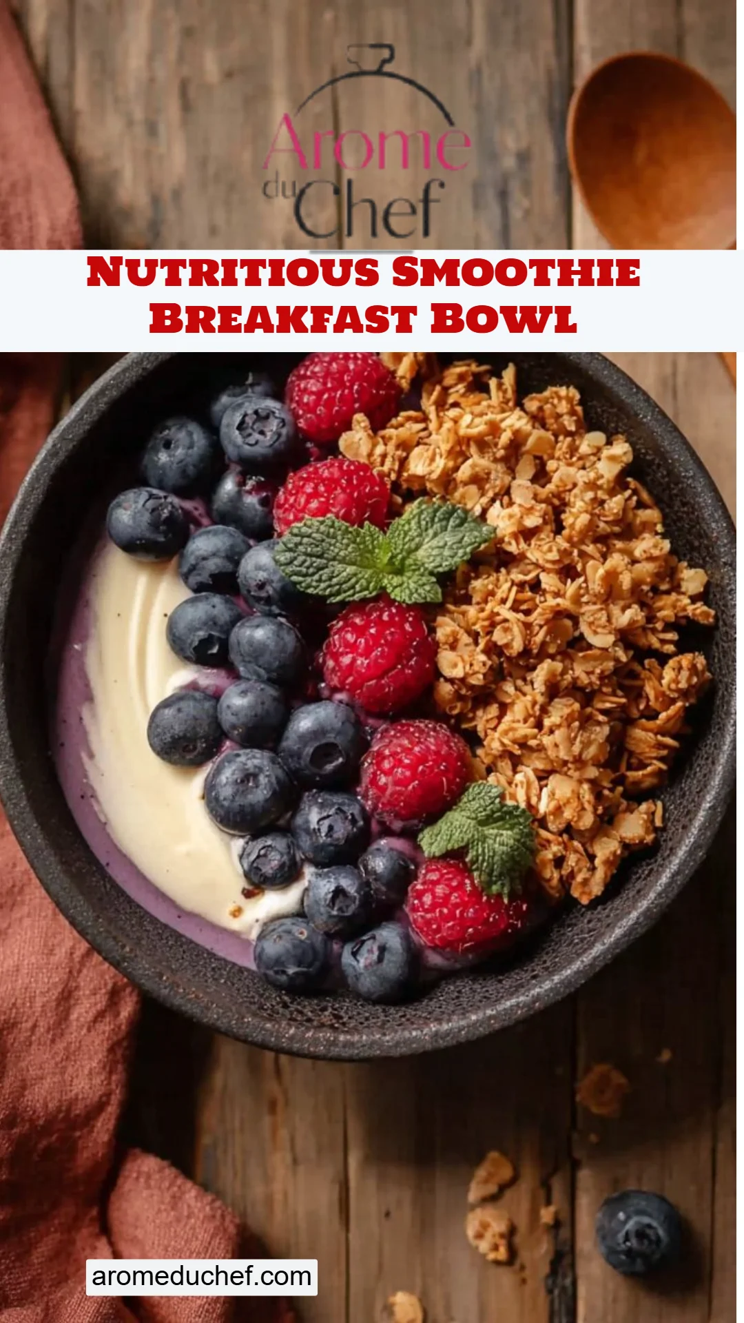 Nutritious Smoothie Breakfast Bowl