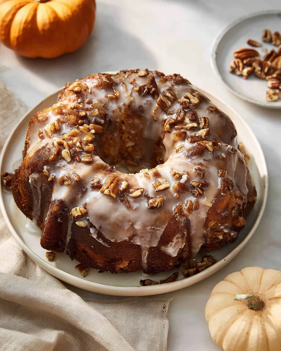 Warm and spiced Pumpkin Monkey Bread fresh out of the oven