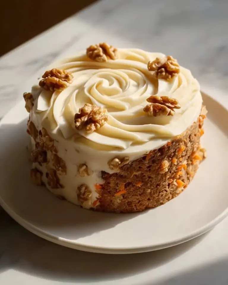 Slice of delicious sourdough carrot cake loaf on a wooden board