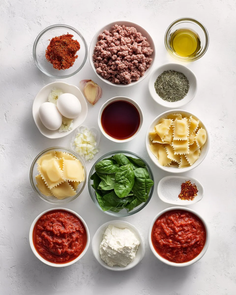 Spinach Italian Sausage Lasagna Soup