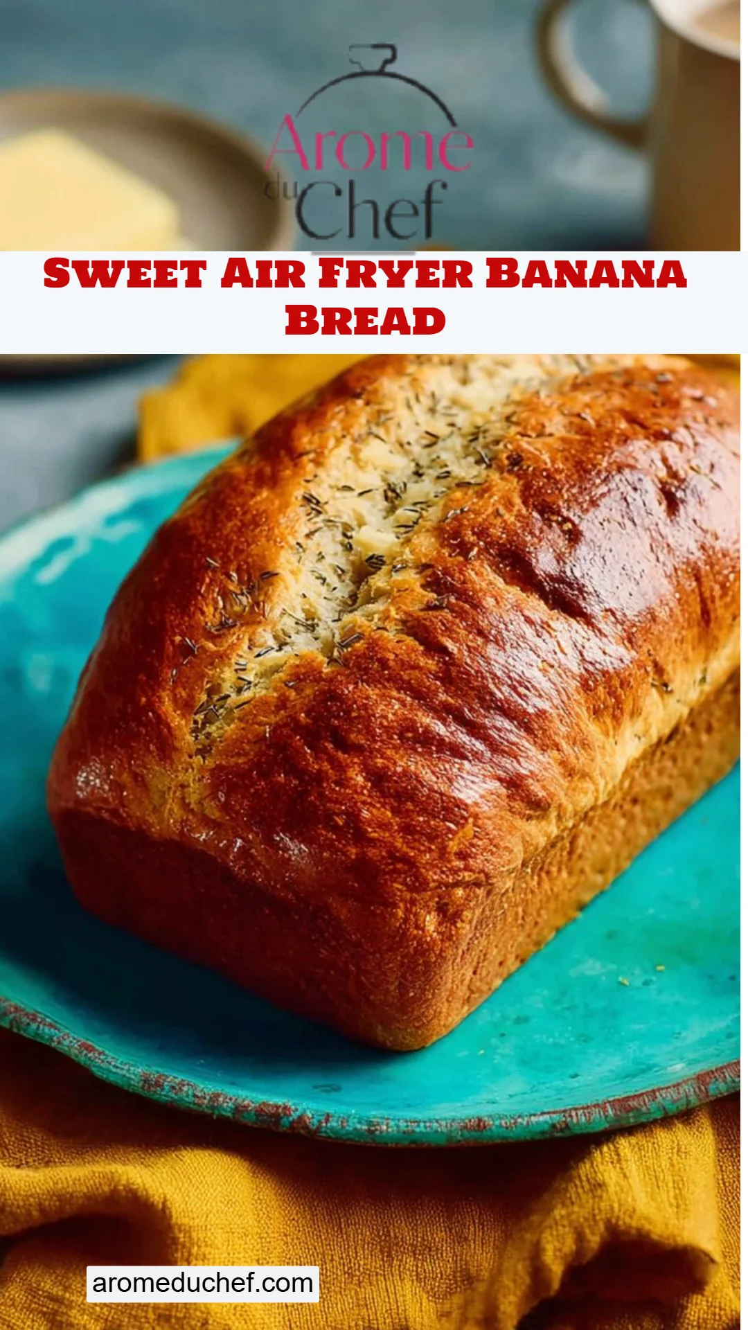 Sweet Air Fryer Banana Bread