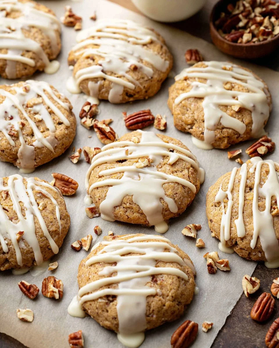 White Chocolate Maple Pecan Cookies