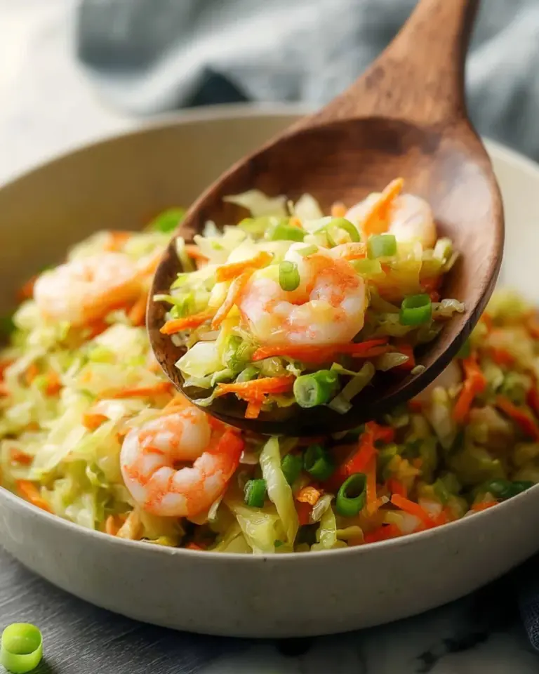 15-Minute shrimp egg roll in a bowl with colorful vegetables