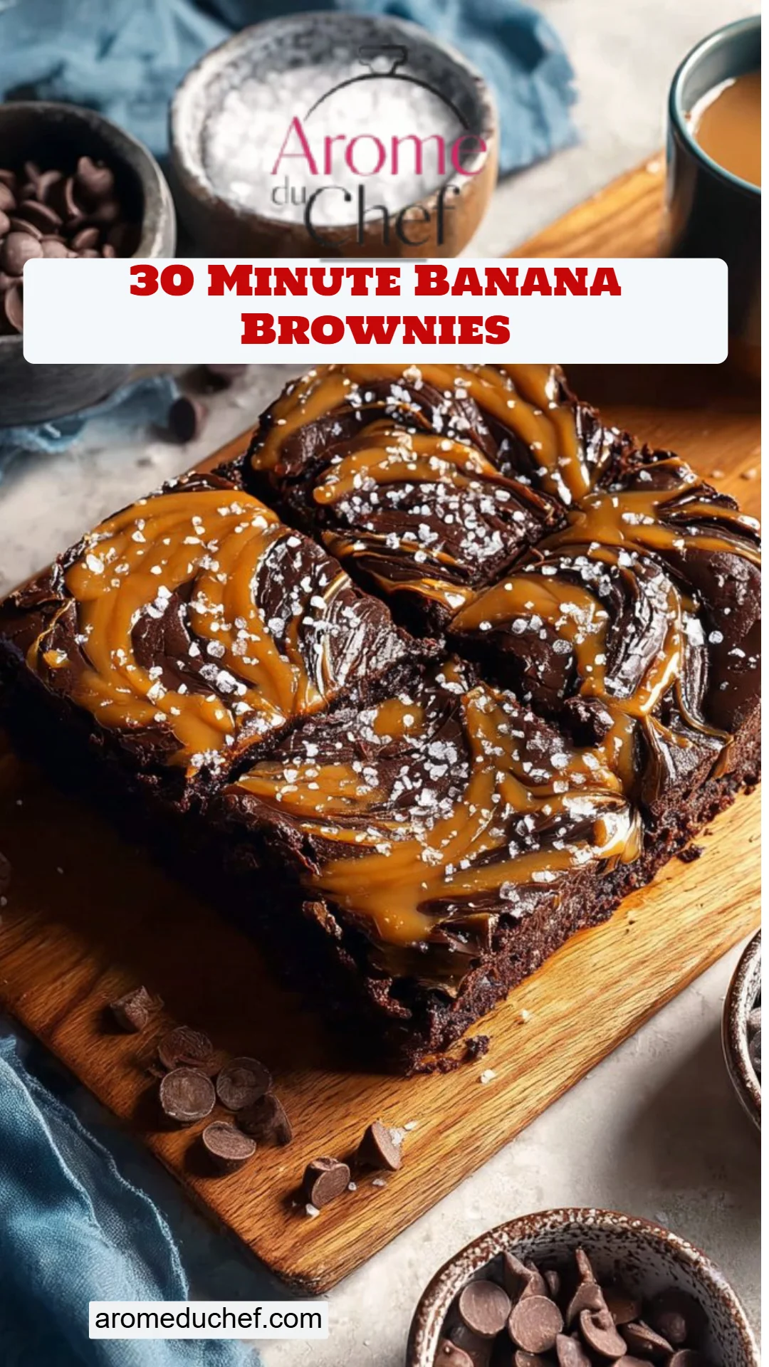 30 Minute Banana Brownies
