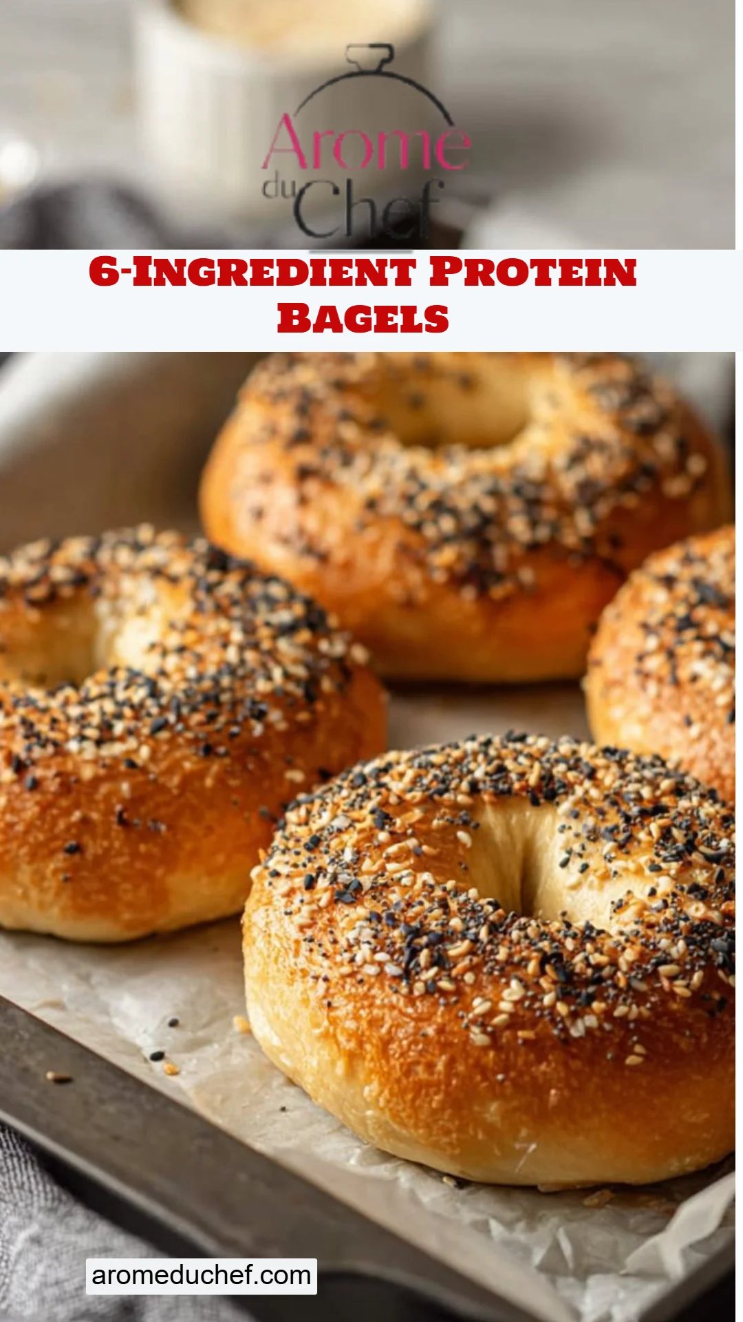 6-Ingredient Protein Bagels