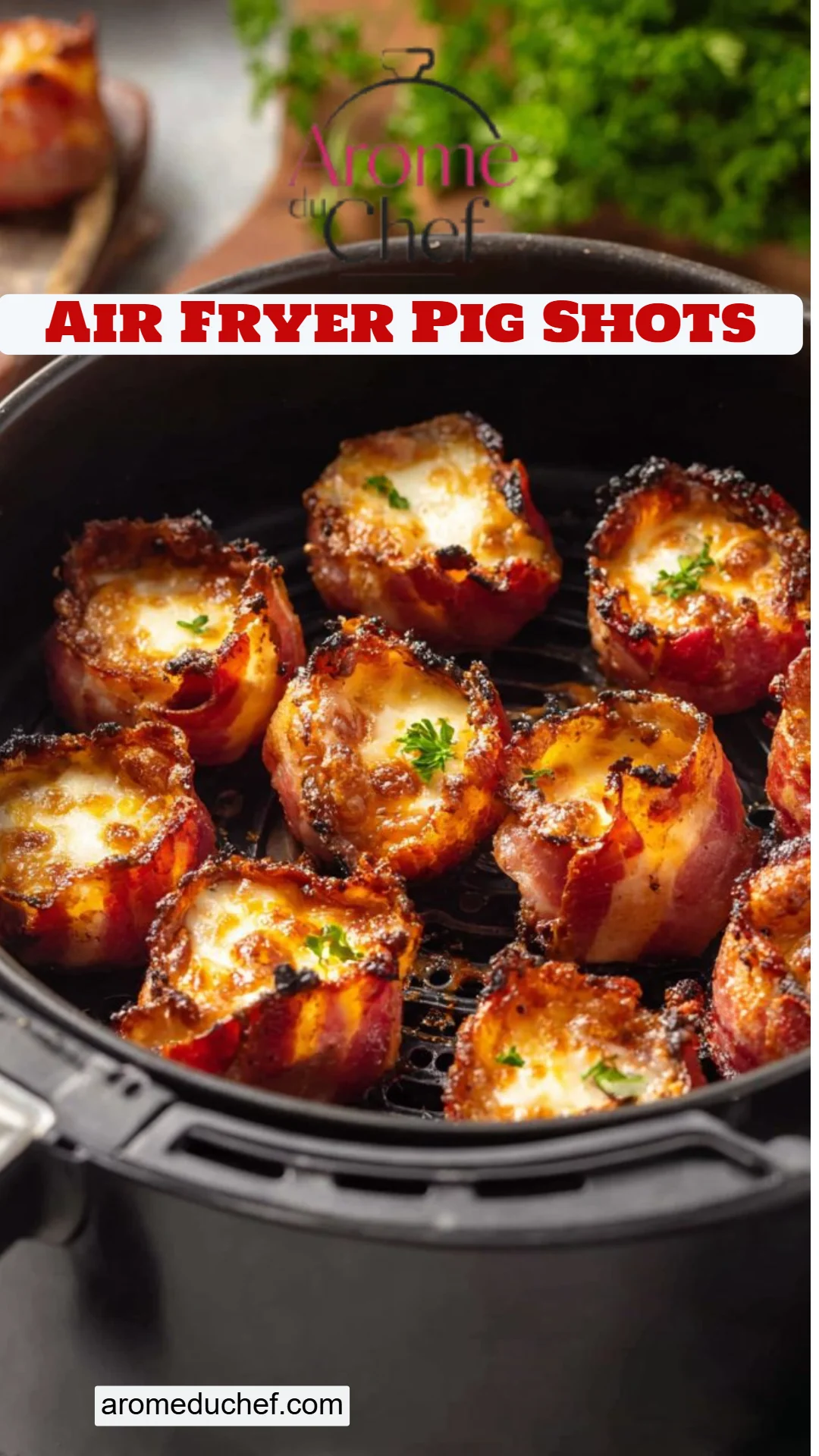 Air Fryer Pig Shots
