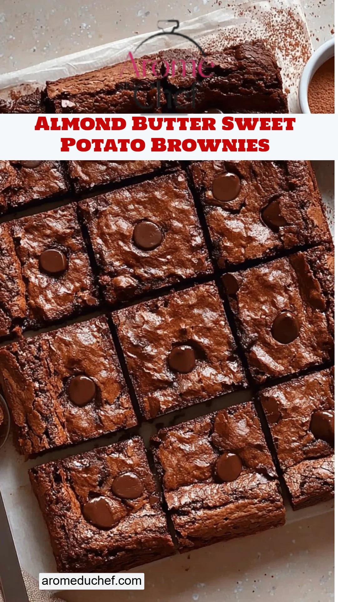 Almond Butter Sweet Potato Brownies