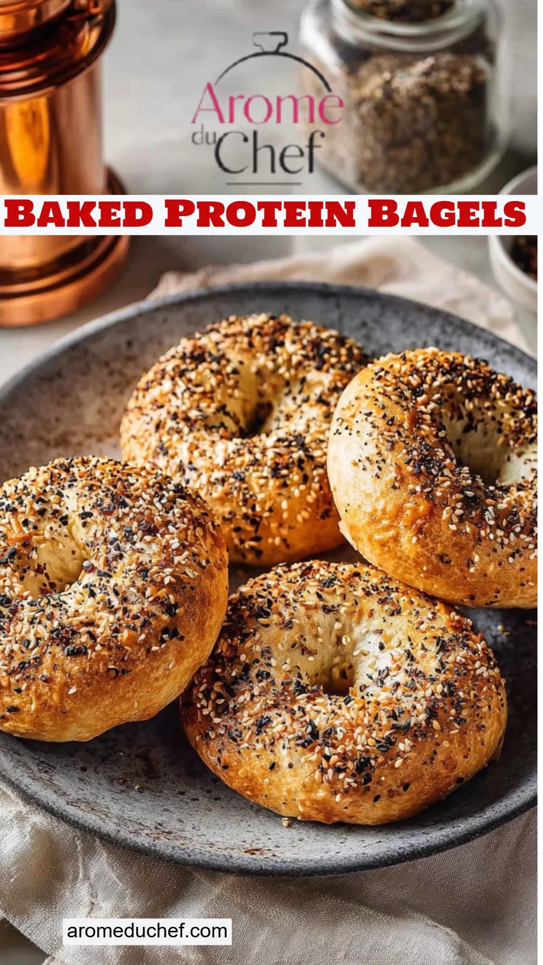 Baked Protein Bagels