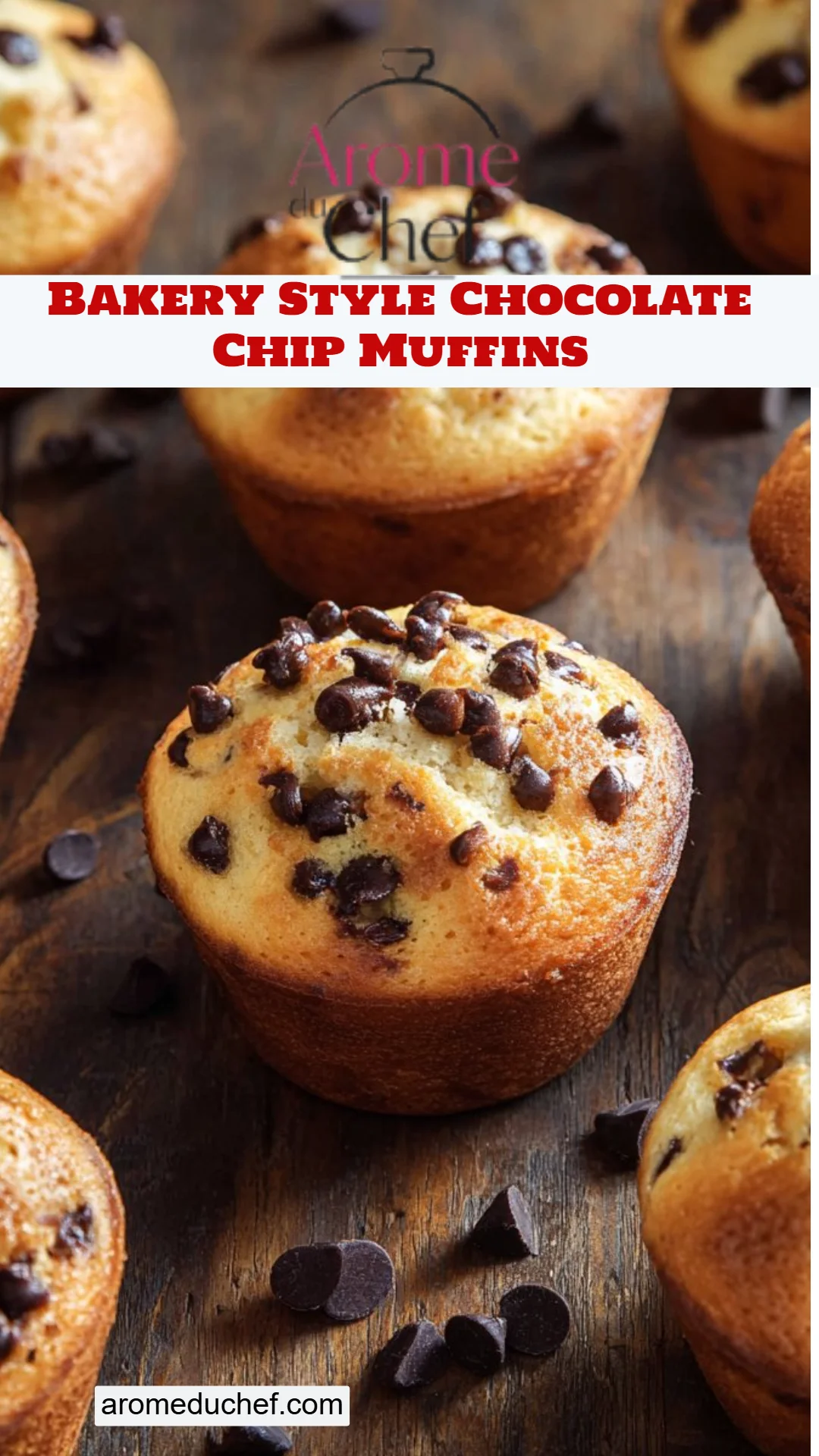 Bakery Style Chocolate Chip Muffins