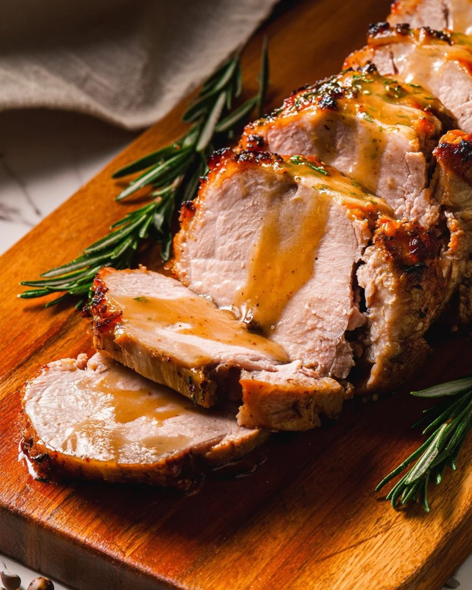 Deliciously rich pork gravy served over mashed potatoes