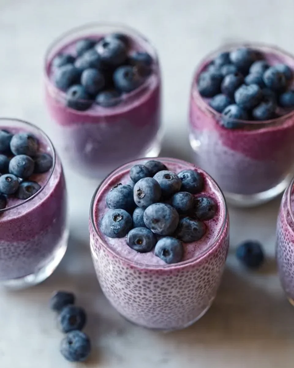 Blueberry Chia Seed Pudding