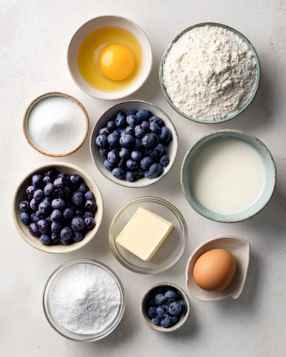 Blueberry Muffins with Sour Cream
