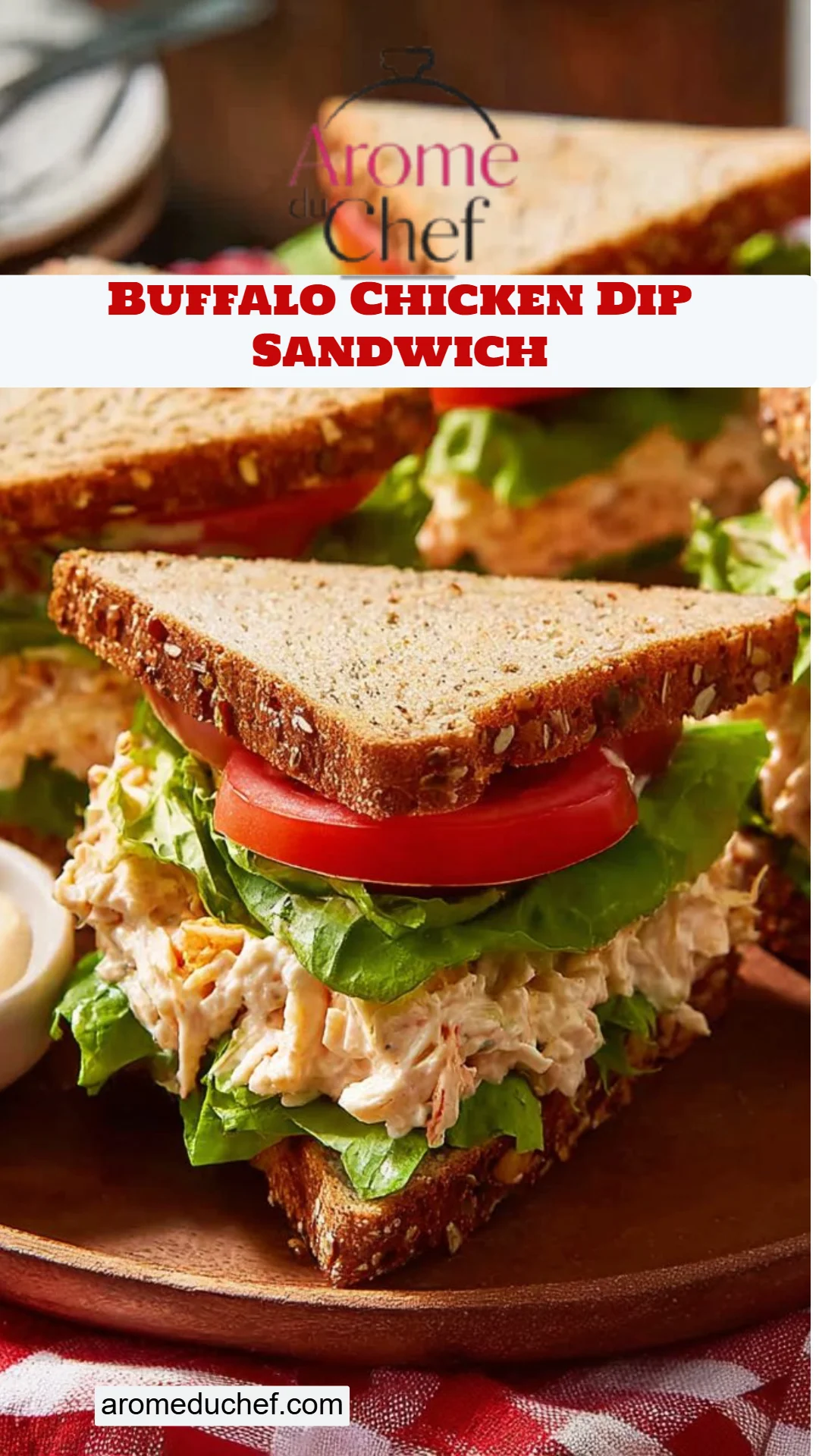 Buffalo Chicken Dip Sandwich