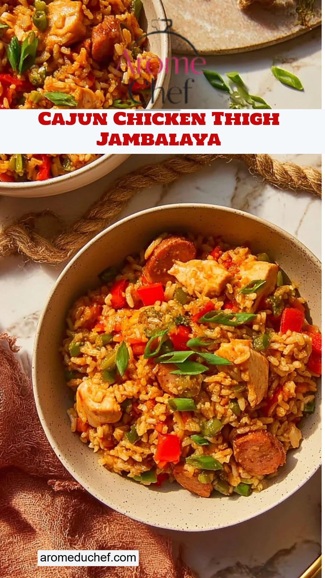 Cajun Chicken Thigh Jambalaya