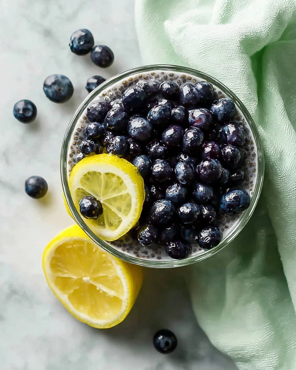 Chia Pudding with Blueberry Jam