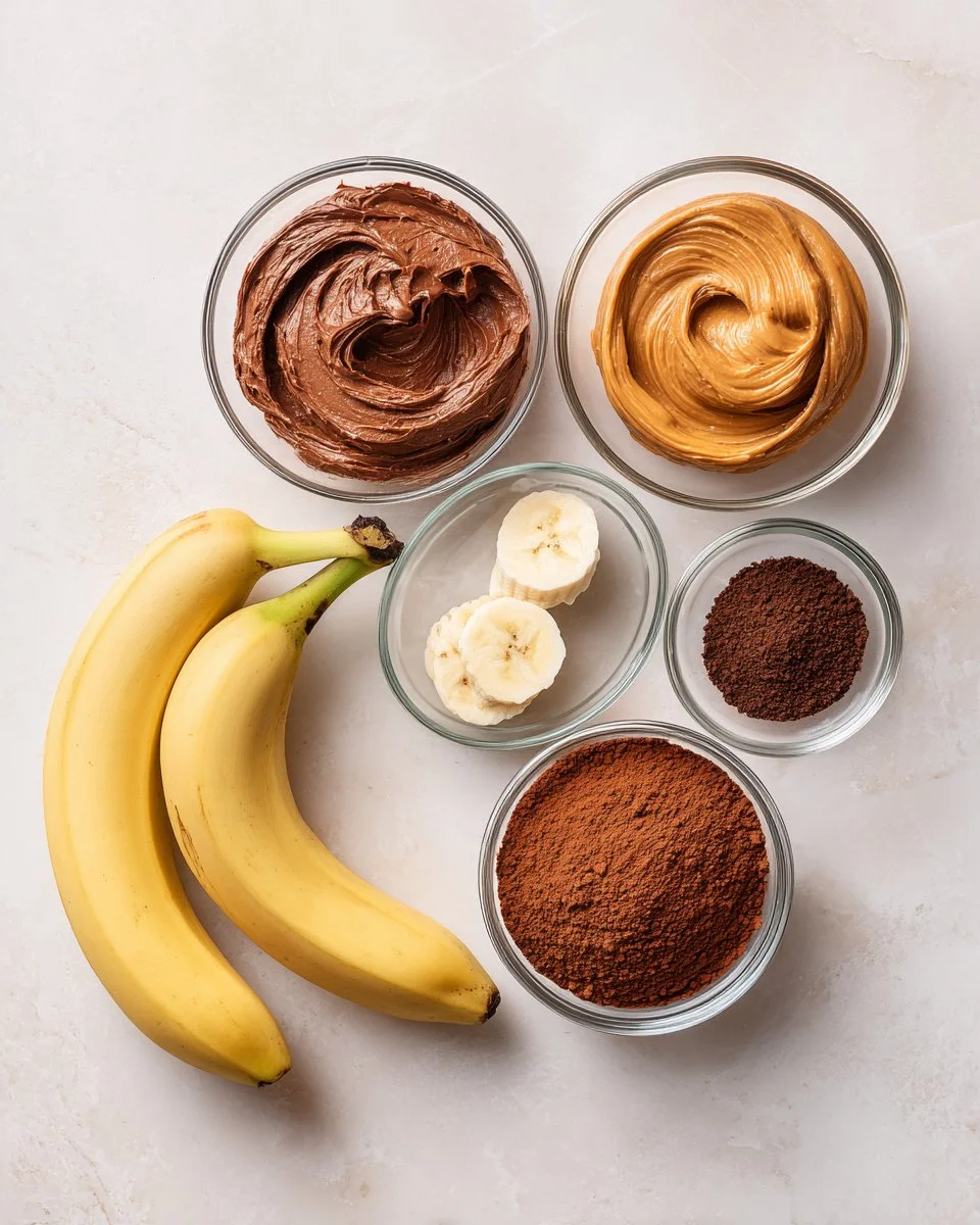 Chocolate 3 Ingredient Banana Brownies
