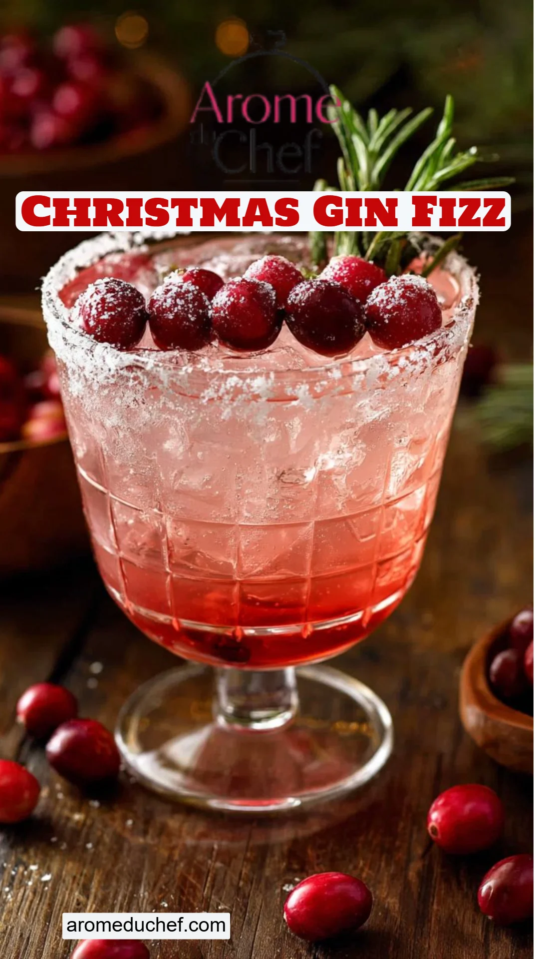 Christmas Gin Fizz