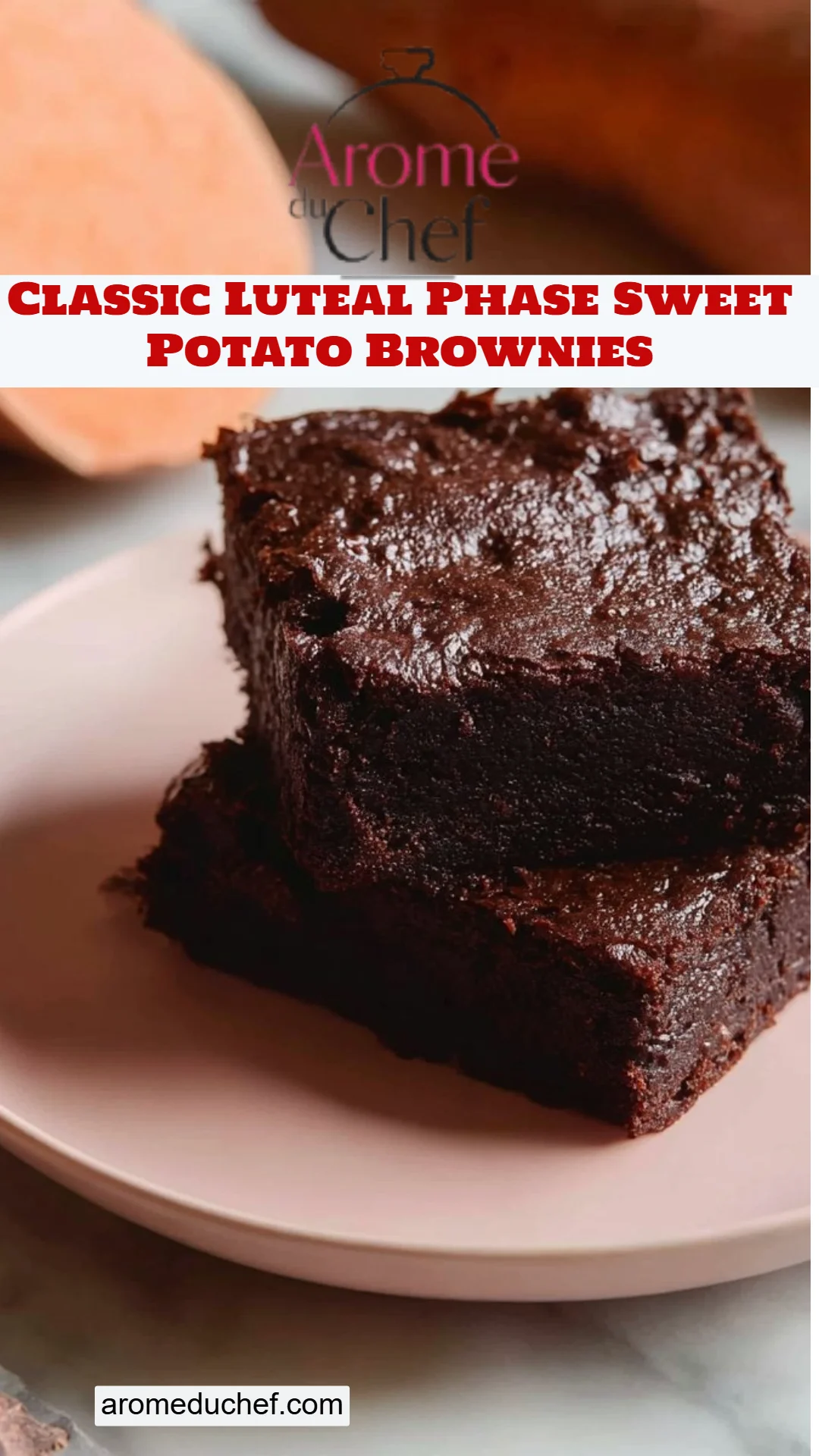Classic Luteal Phase Sweet Potato Brownies