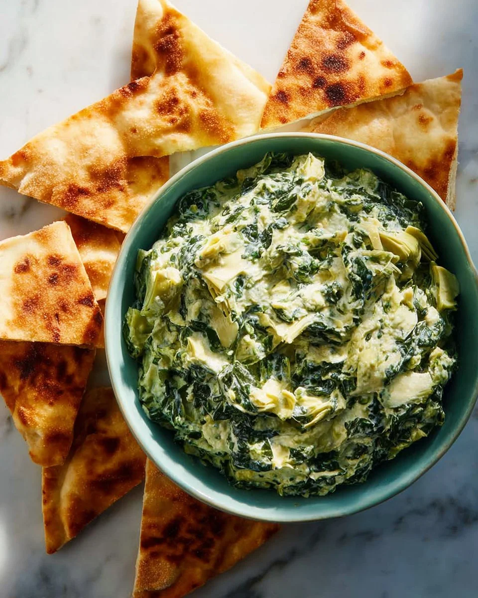 Cold Spinach Artichoke Dip