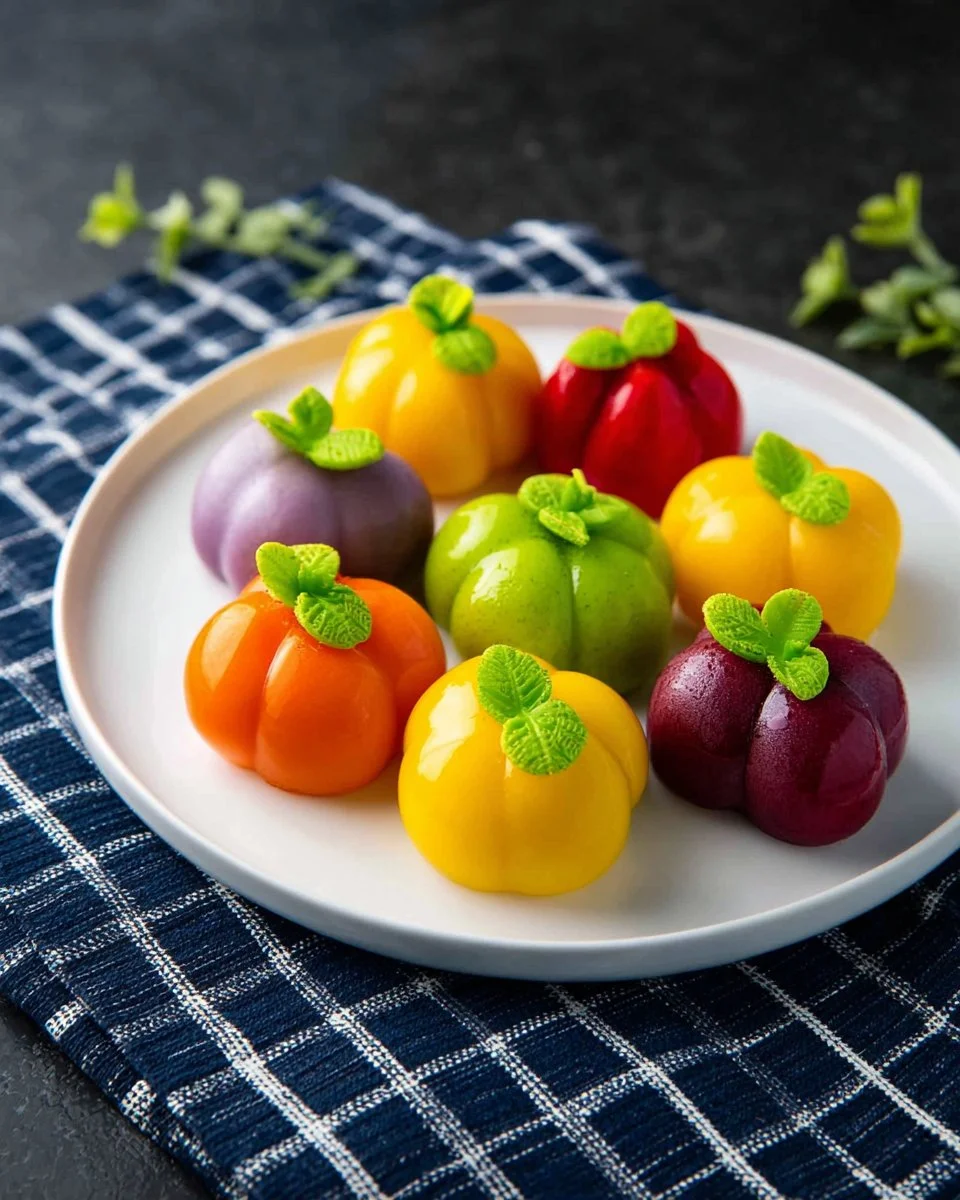 Colorful shapes of mung bean fruits showcasing their unique designs.