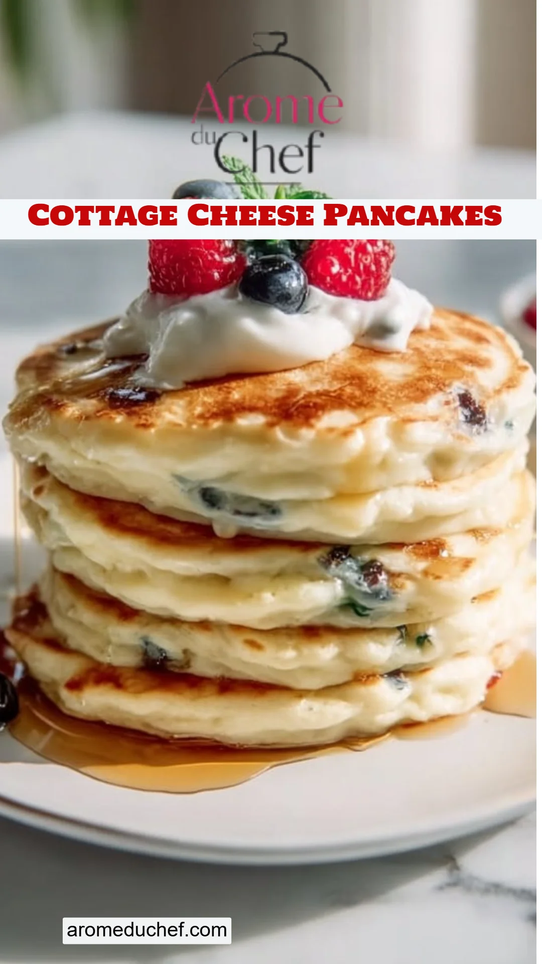 Cottage Cheese Pancakes