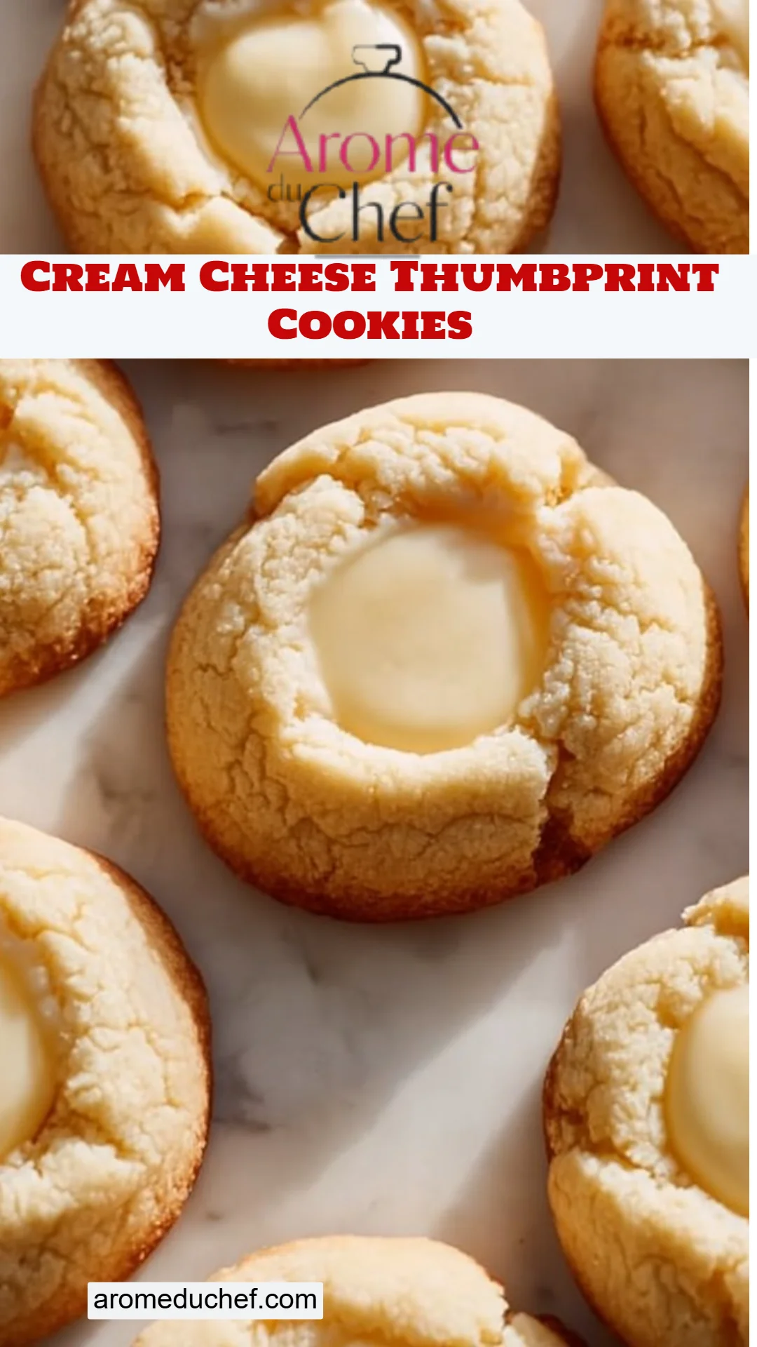 Cream Cheese Thumbprint Cookies