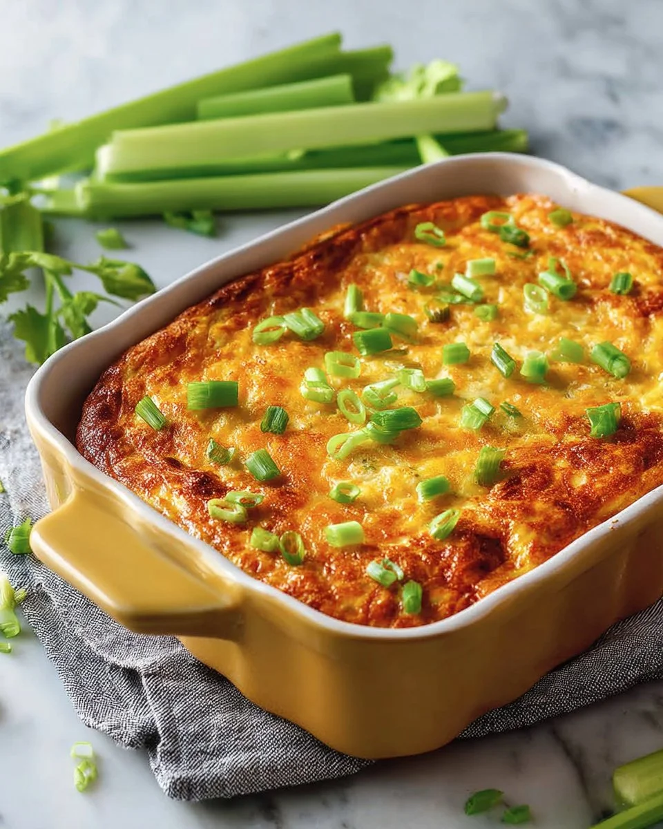 Creamy high protein buffalo chicken dip served in a bowl