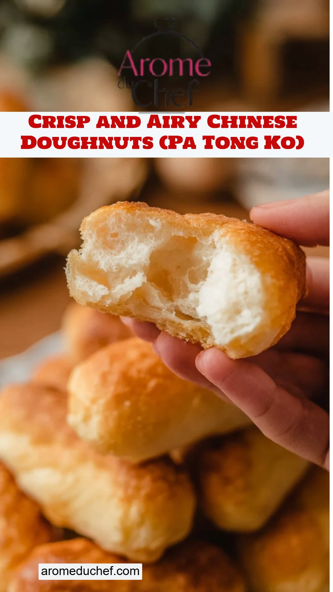Crisp and Airy Chinese Doughnuts (Pa Tong Ko)