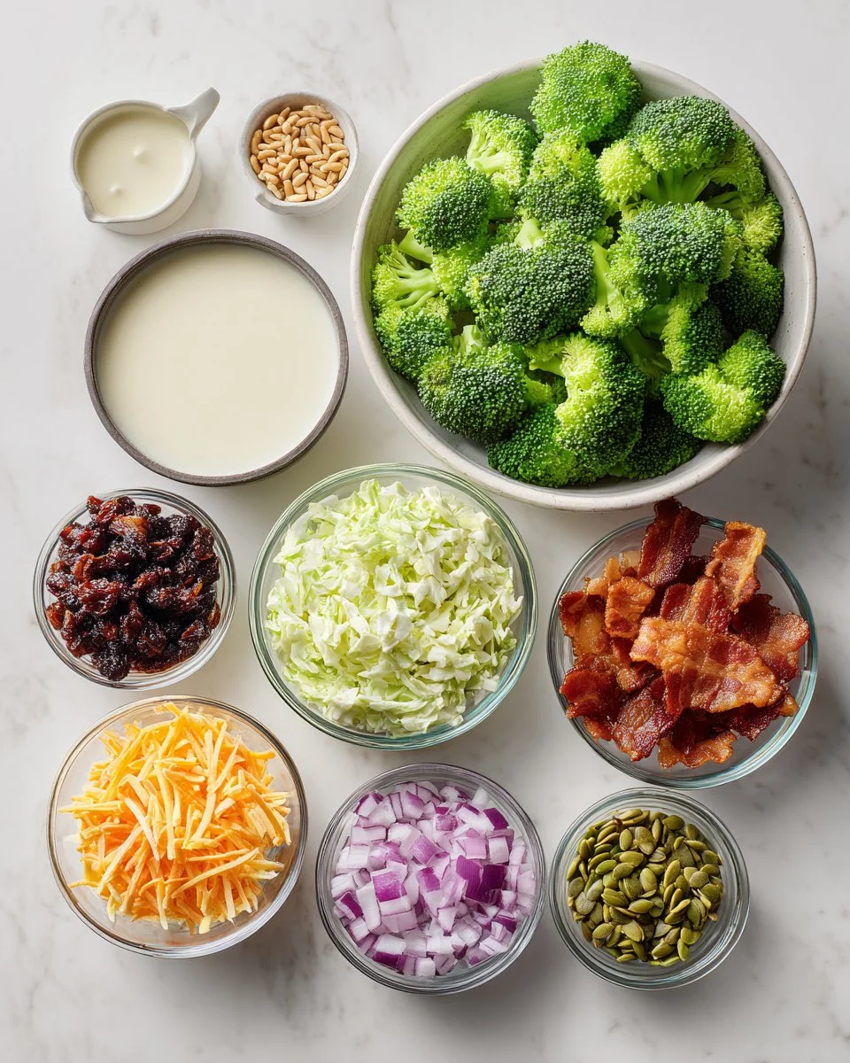 Crispy Bacon Broccoli Salad with Kraft Coleslaw Dressing