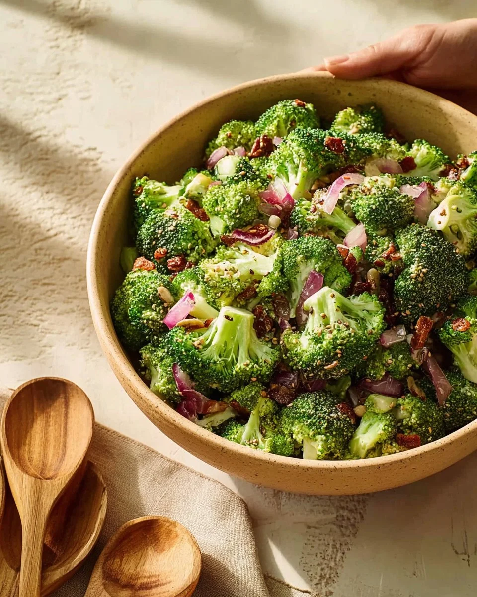 Crispy Bacon Broccoli Salad with Kraft Coleslaw Dressing