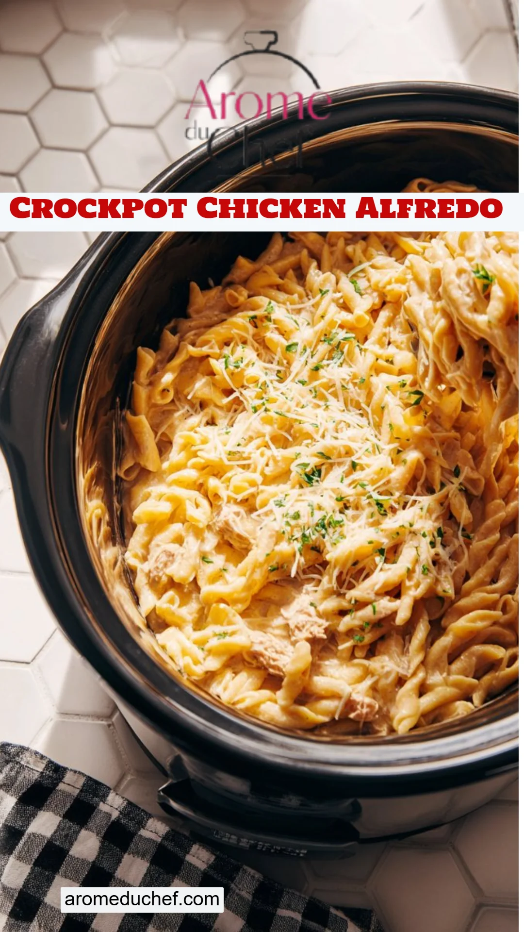 Crockpot Chicken Alfredo