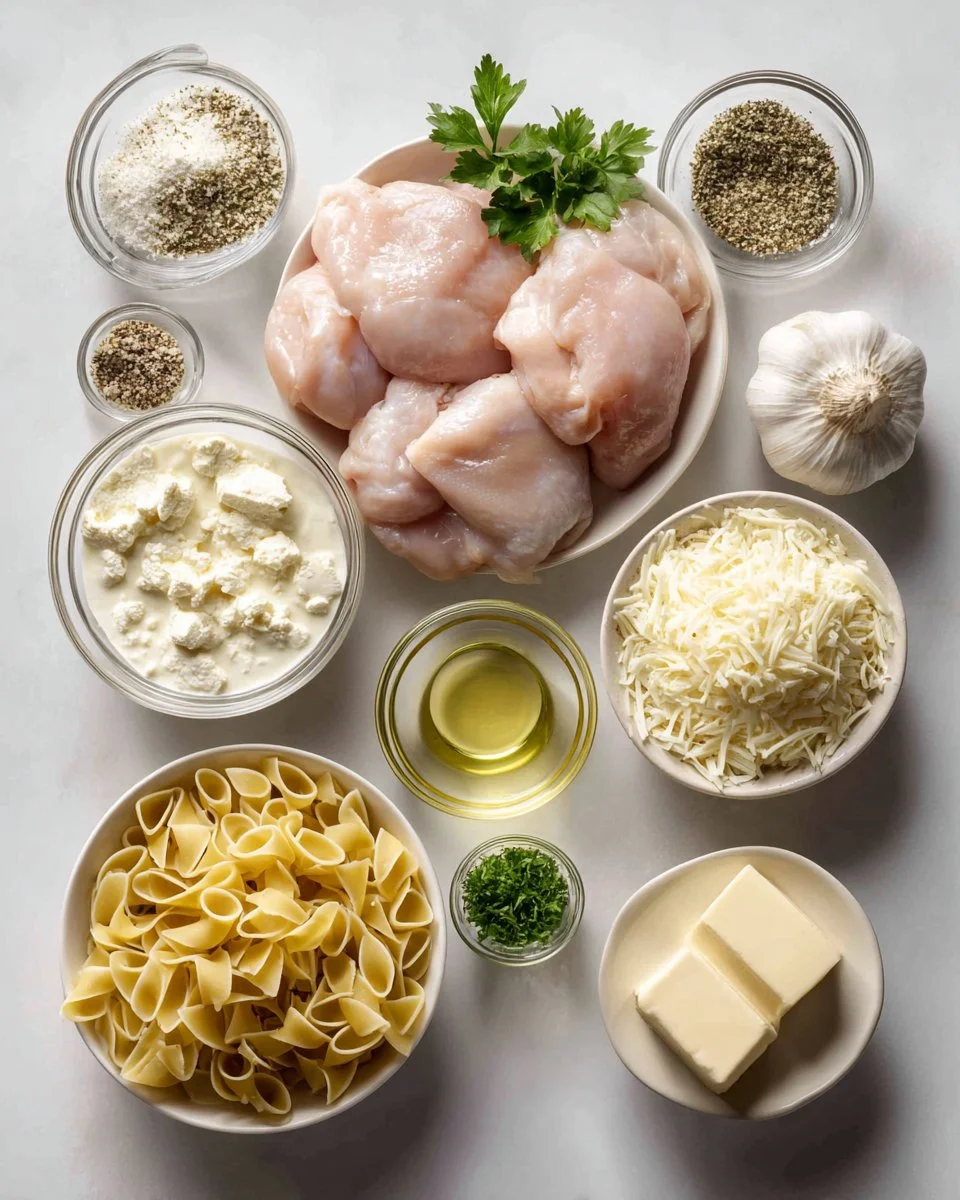 Crockpot Chicken Alfredo
