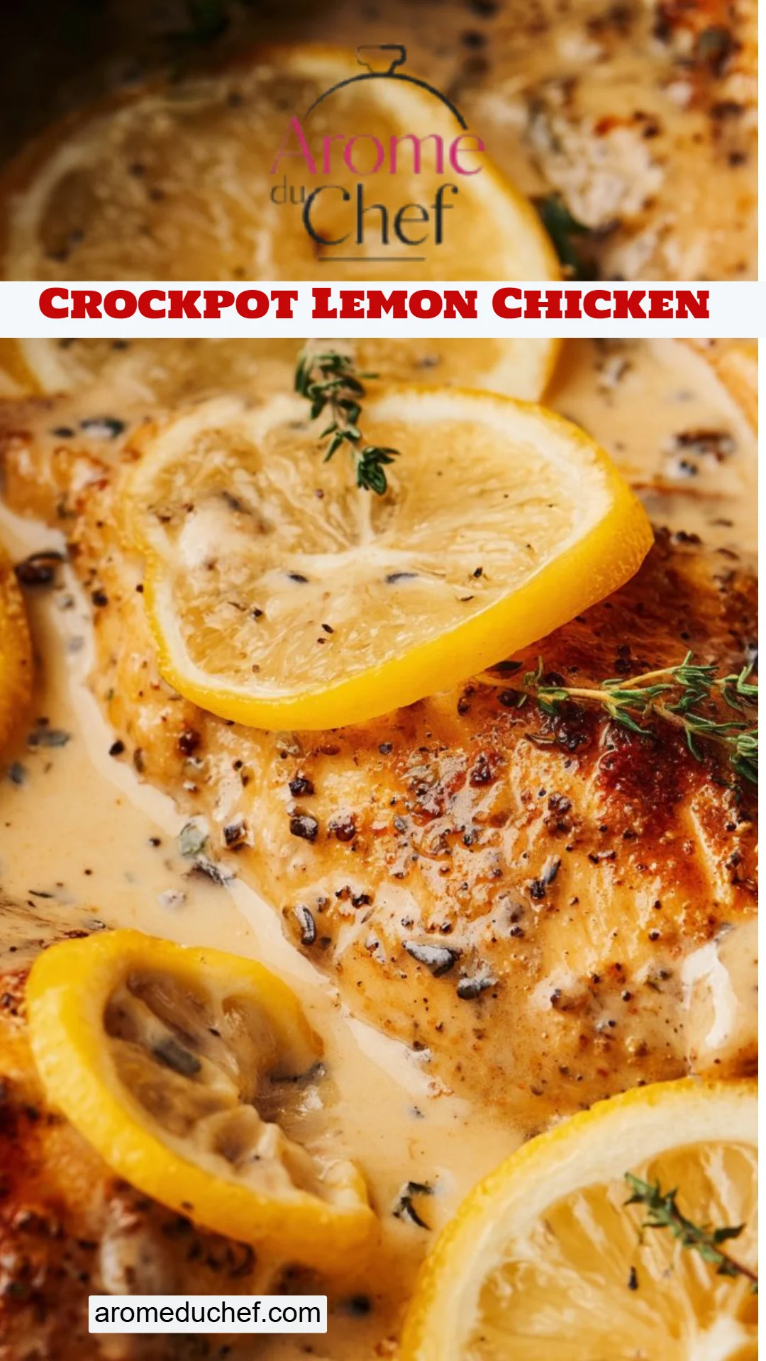 Crockpot Lemon Chicken
