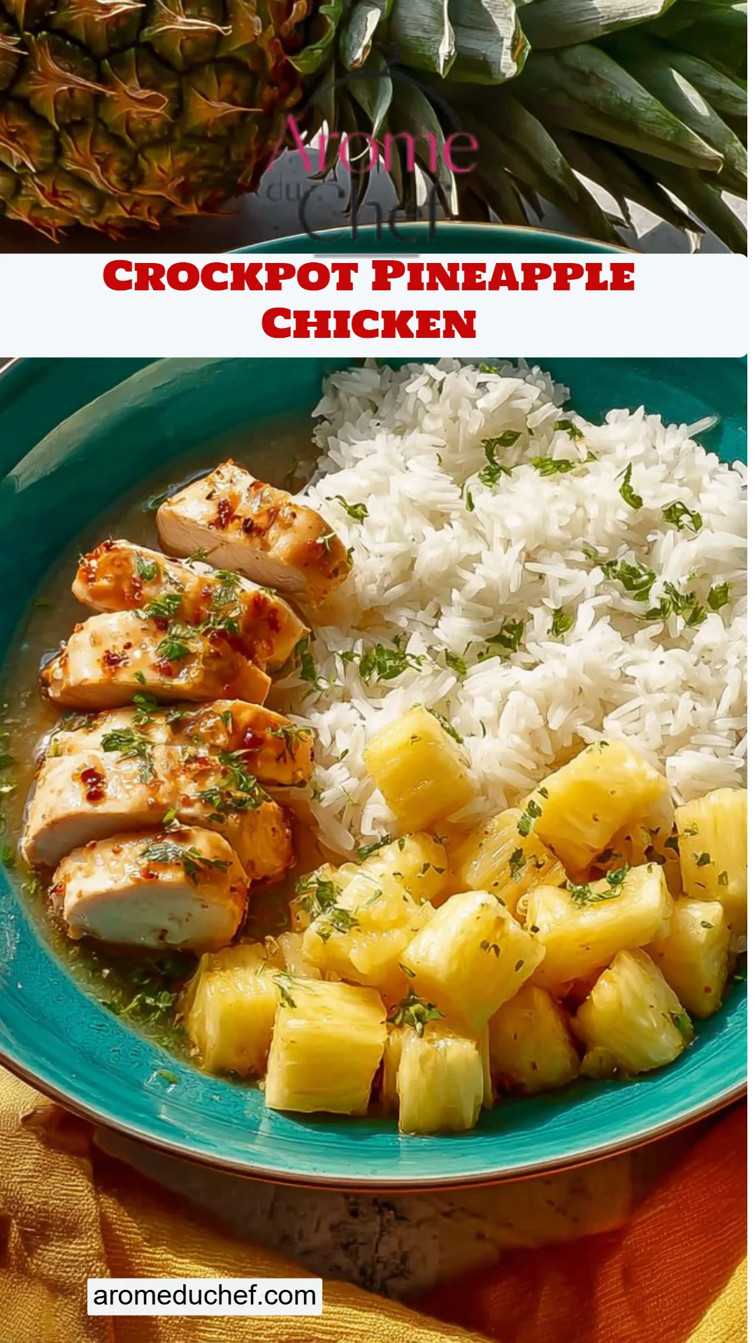 Crockpot Pineapple Chicken