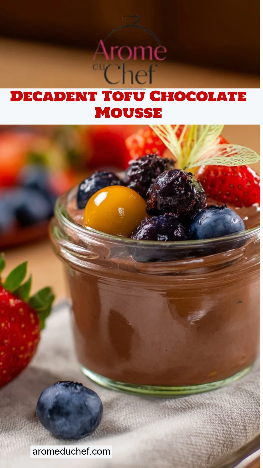 Decadent Tofu Chocolate Mousse
