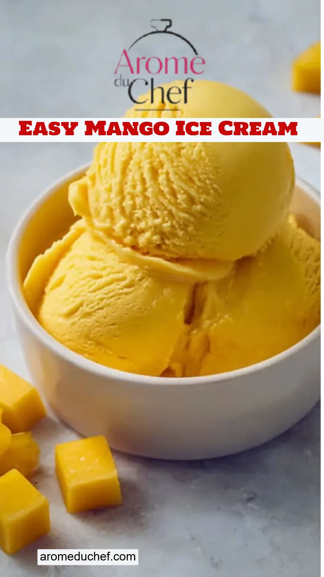 Easy Mango Ice Cream
