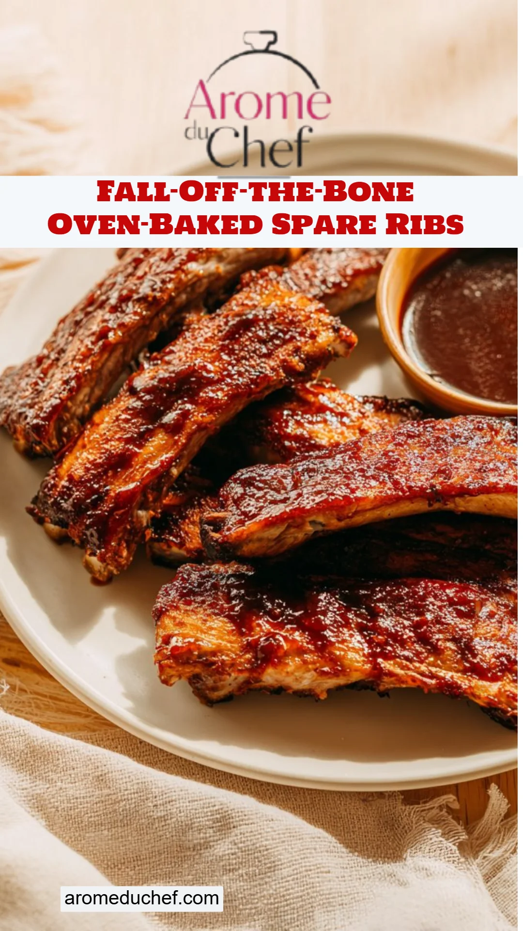 Fall-Off-the-Bone Oven-Baked Spare Ribs
