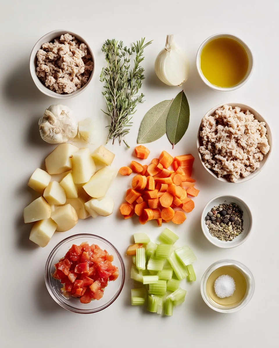 Filling Crockpot Ground Turkey Soup