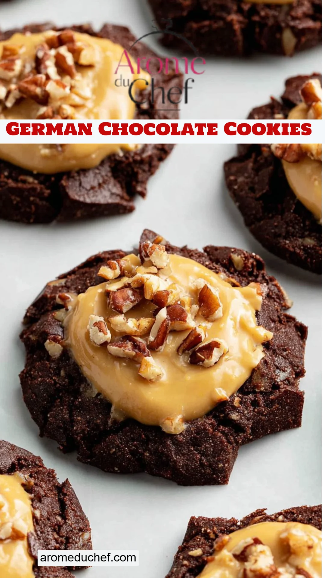 German Chocolate Cookies