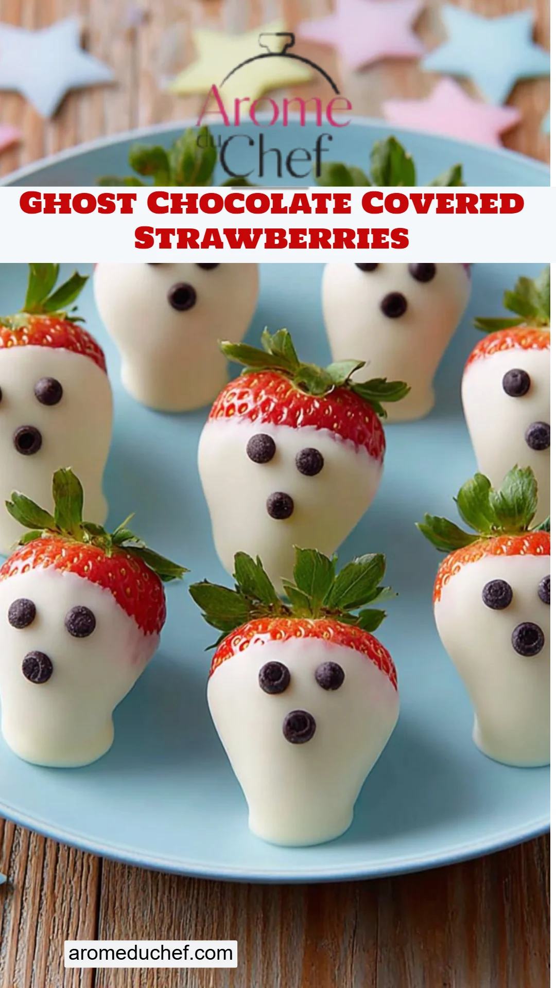 Ghost Chocolate Covered Strawberries